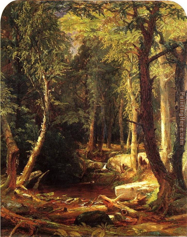 Pool in the Woods painting - Jasper Francis Cropsey Pool in the Woods art painting